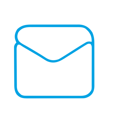 Monoline Envelope Mail Logo #00a3e4