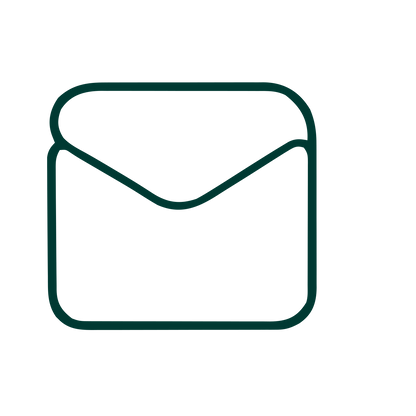 Monoline Envelope Mail Logo #003932