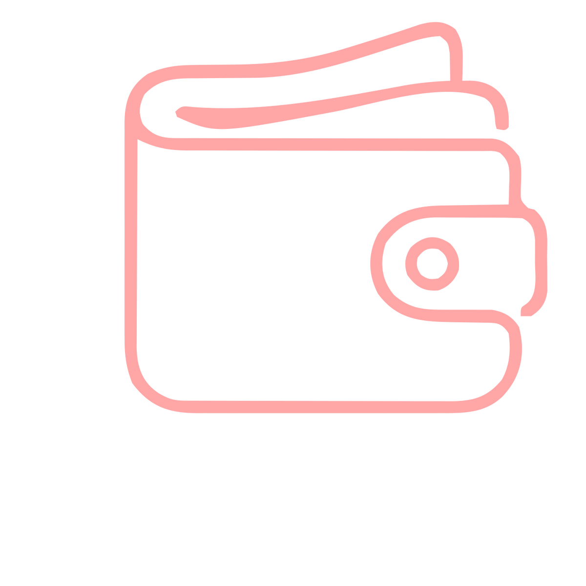 Monoline Wallet Logo #ffa6a6