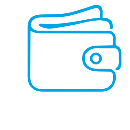 Monoline Wallet Logo #00a3e4