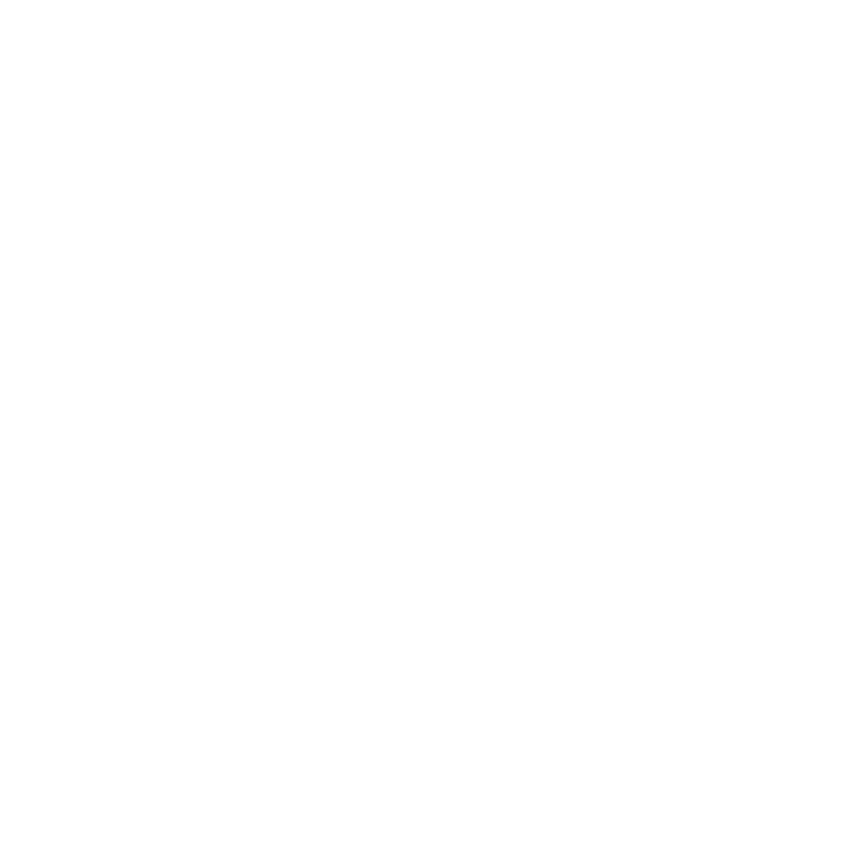 Monoline Wallet Logo #ffffff