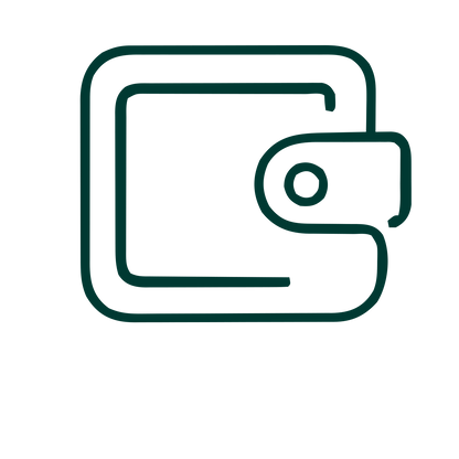 Monoline Wallet Logo #003932