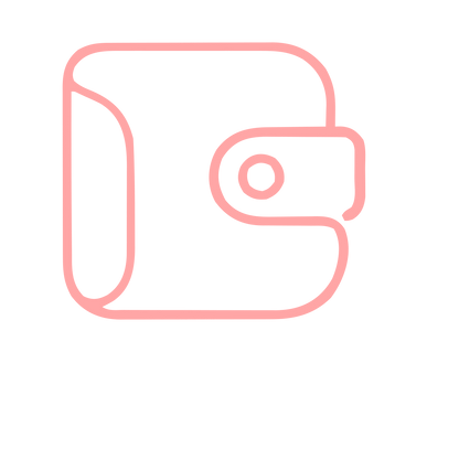 Monoline Wallet Logo #ffa6a6