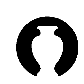 Negative Space Urn Logo