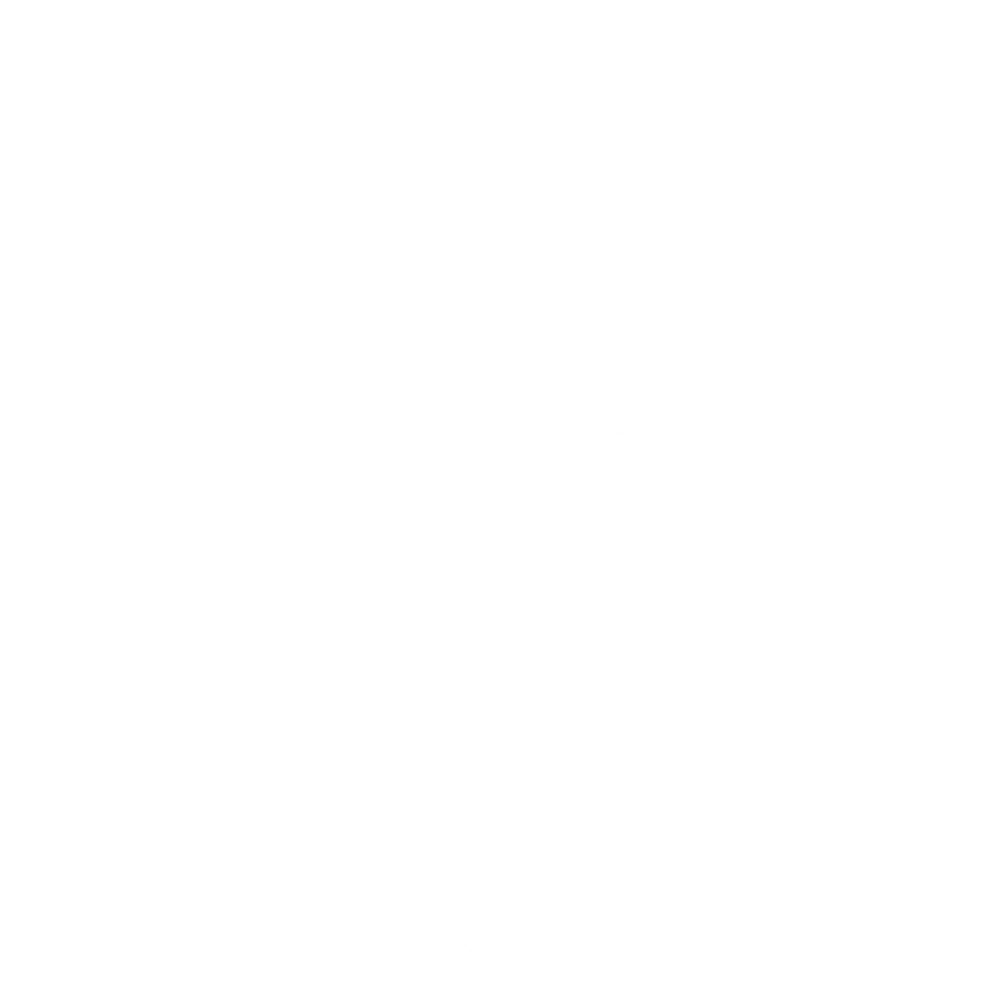 Urn Shield Negative Space Logo #ffffff