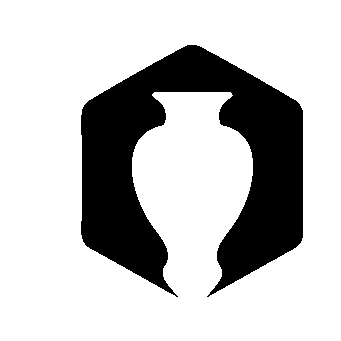 Negative Space Urn Logo