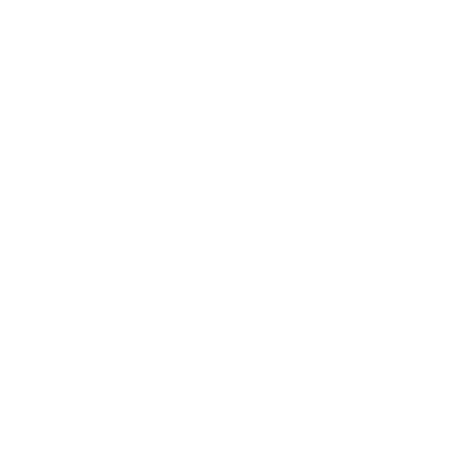 Negative Space Urn Logo #ffffff