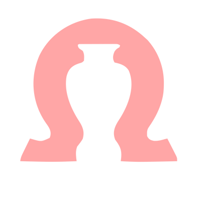 Negative Space Urn Logo #ffa6a6