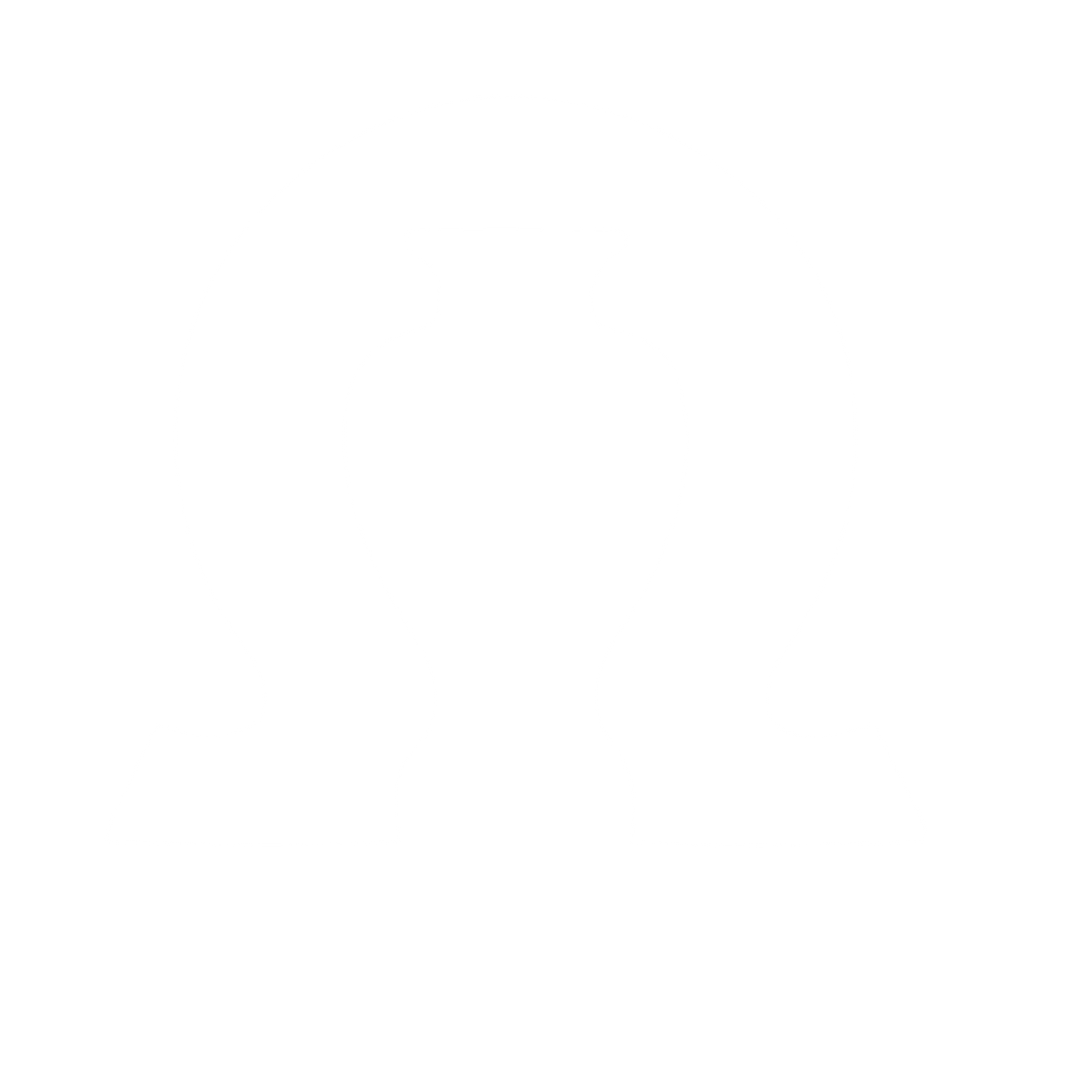 Negative Space Urn Logo #ffffff