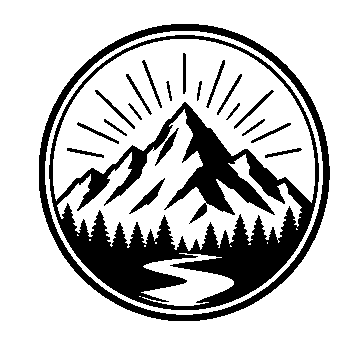 Mountain Forest Badge Logo