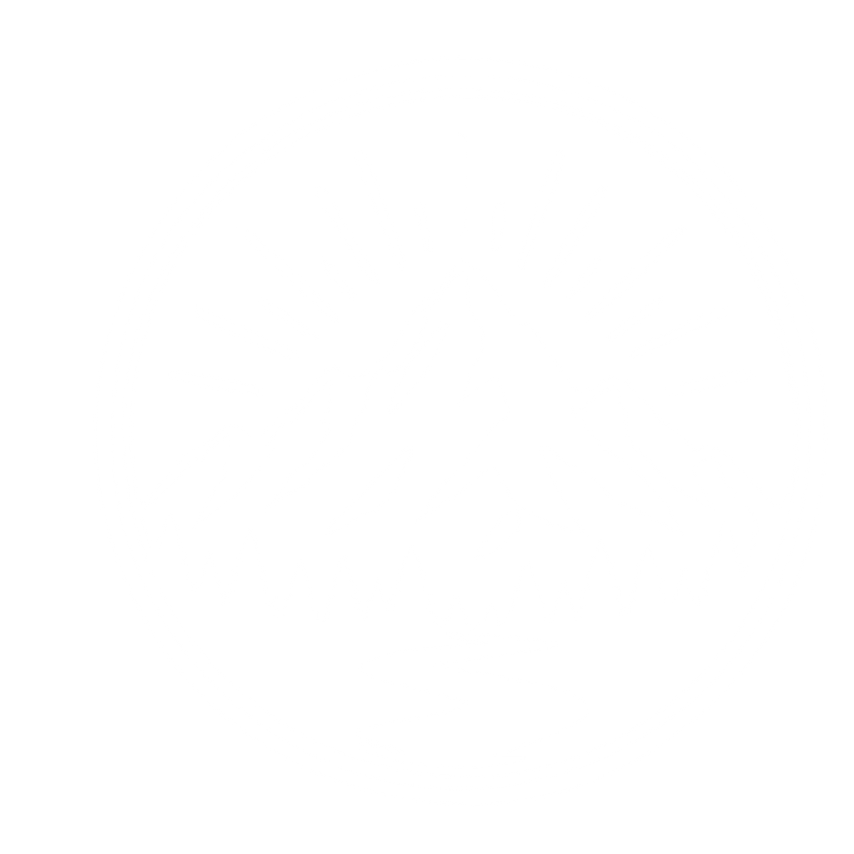 Mountain Forest Badge Logo #ffffff