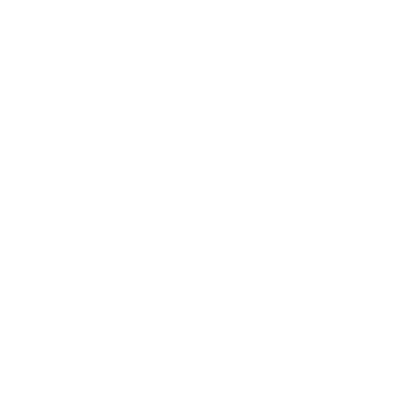 Mountain Sun Badge Logo #ffffff