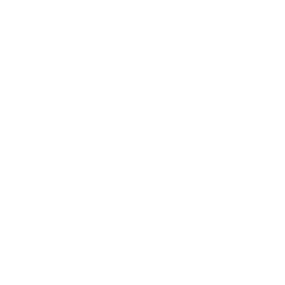 Mountain Compass Badge Logo #ffffff