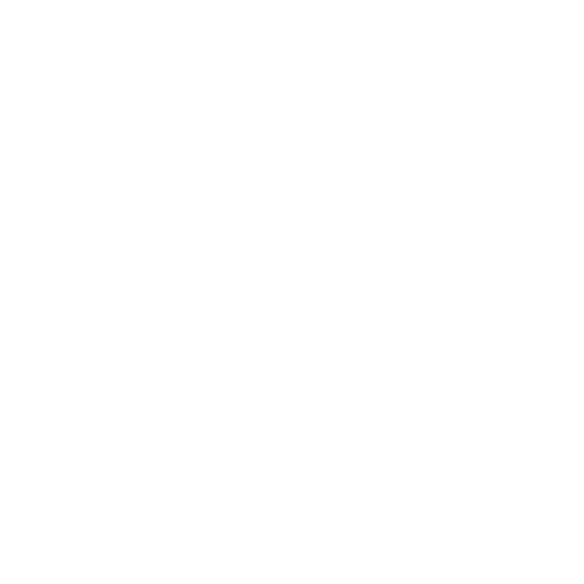 Mountain Night Badge Logo #ffffff