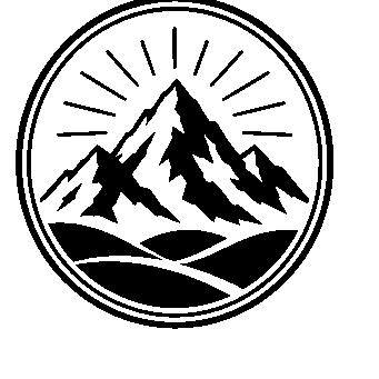Mountain Range Badge Logo