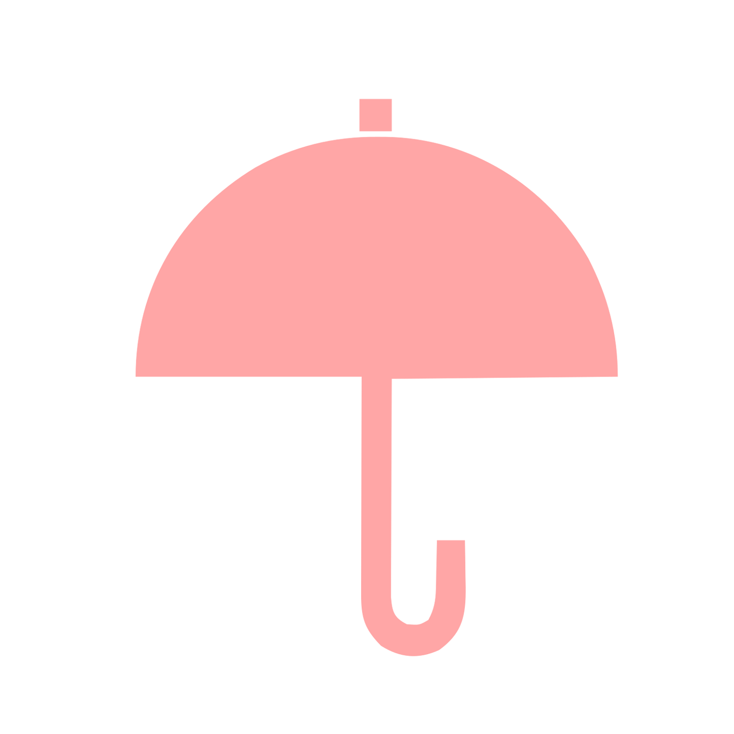 Bauhaus Umbrella Logo #ffa6a6