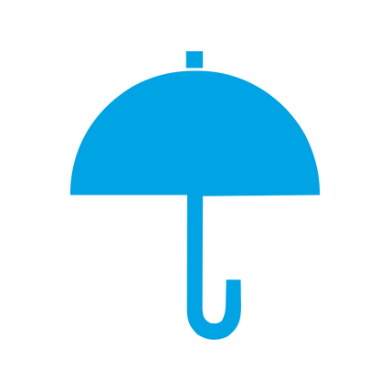 Bauhaus Umbrella Logo #00a3e4