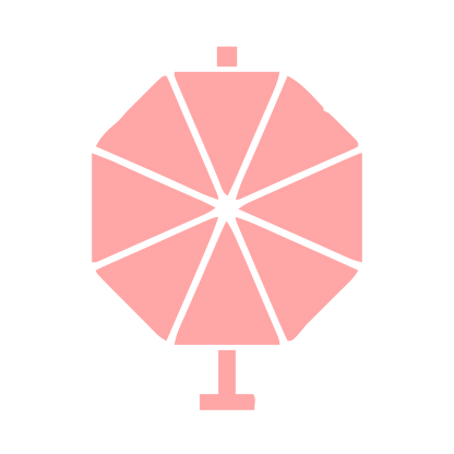 Bauhaus Umbrella Logo #ffa6a6