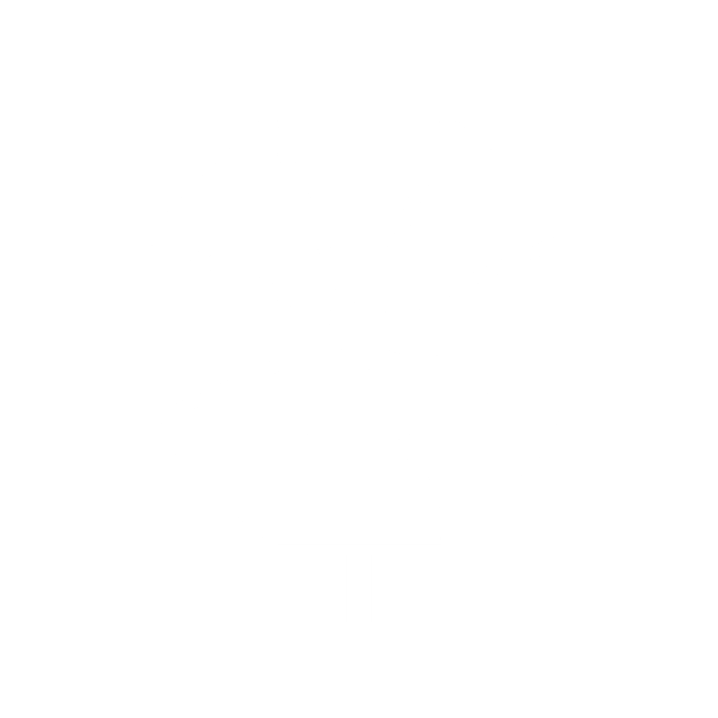 Bauhaus Umbrella Logo #ffffff
