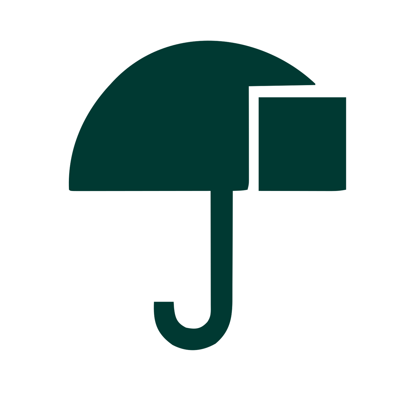 Bauhaus Umbrella Logo #003932