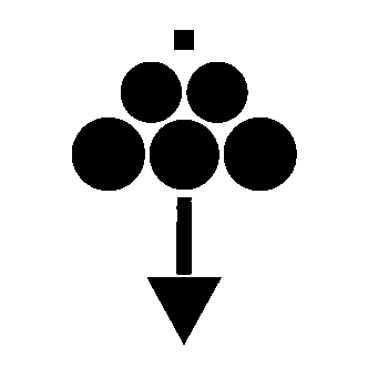 Bauhaus Umbrella Circles Logo