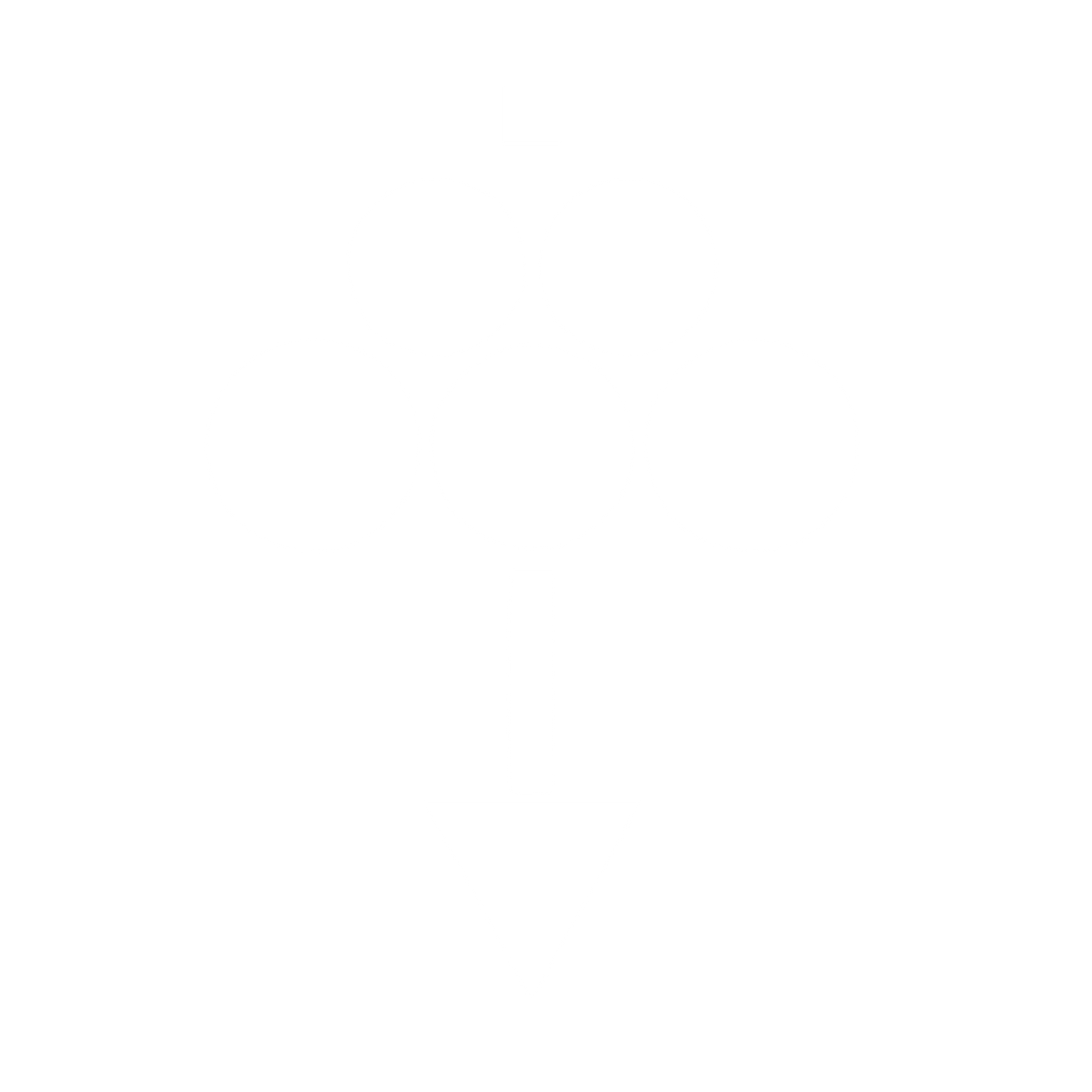Bauhaus Umbrella Circles Logo #ffffff