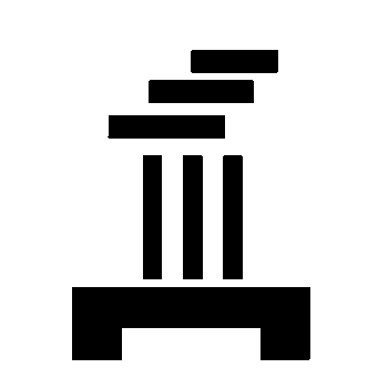 Brutalist Incense Holder Logo