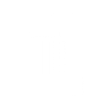 Brutalist Incense Holder Logo #ffffff