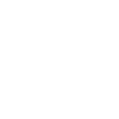 Brutalist Incense Burner Logo #ffffff