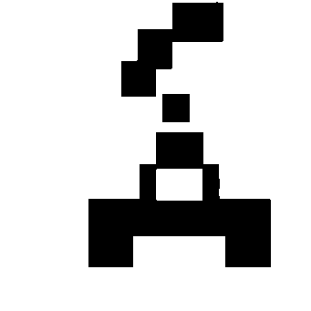 Pixel Incense Stick Logo