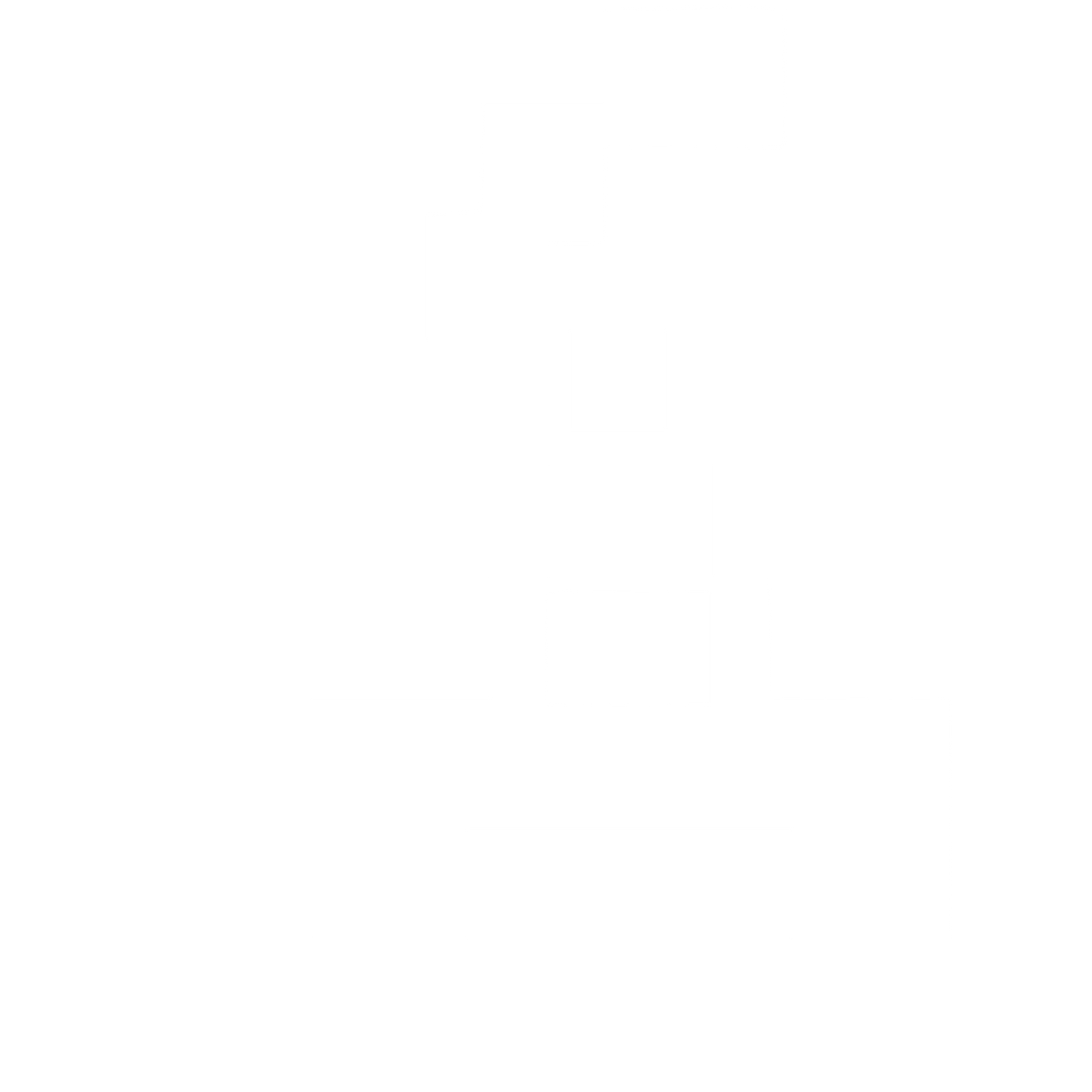 Pixel Incense Stick Logo #ffffff