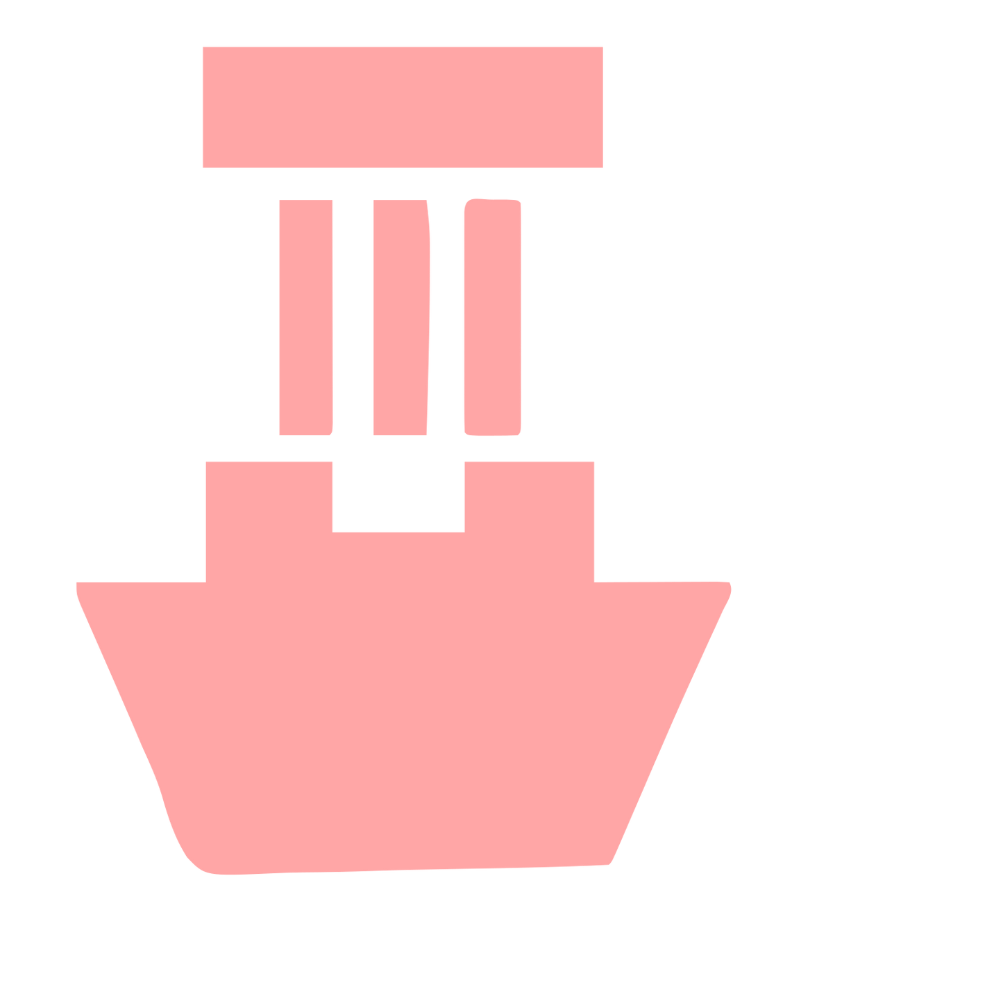 Incense Burner Tower Logo #ffa6a6