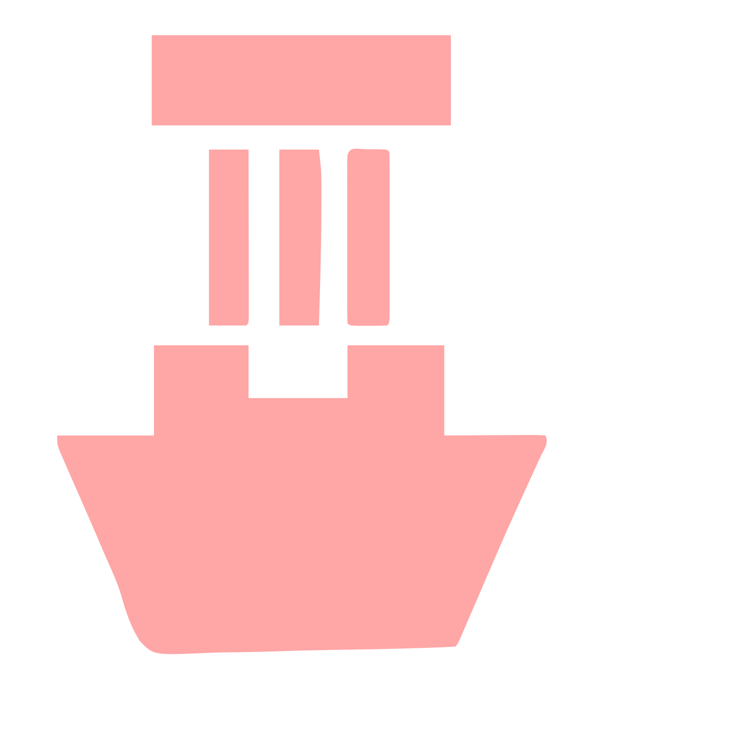 Incense Burner Tower Logo #ffa6a6