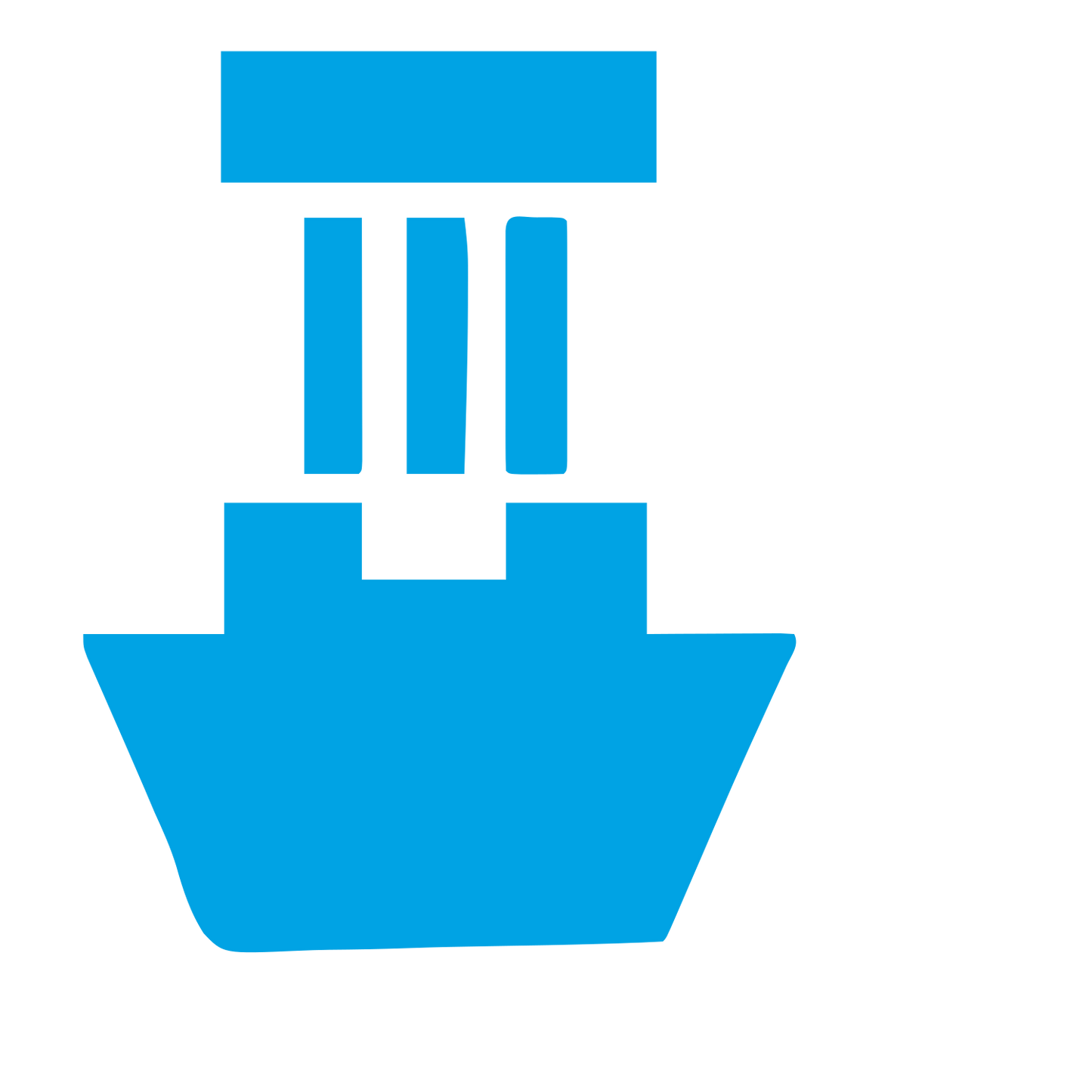 Incense Burner Tower Logo #00a3e4