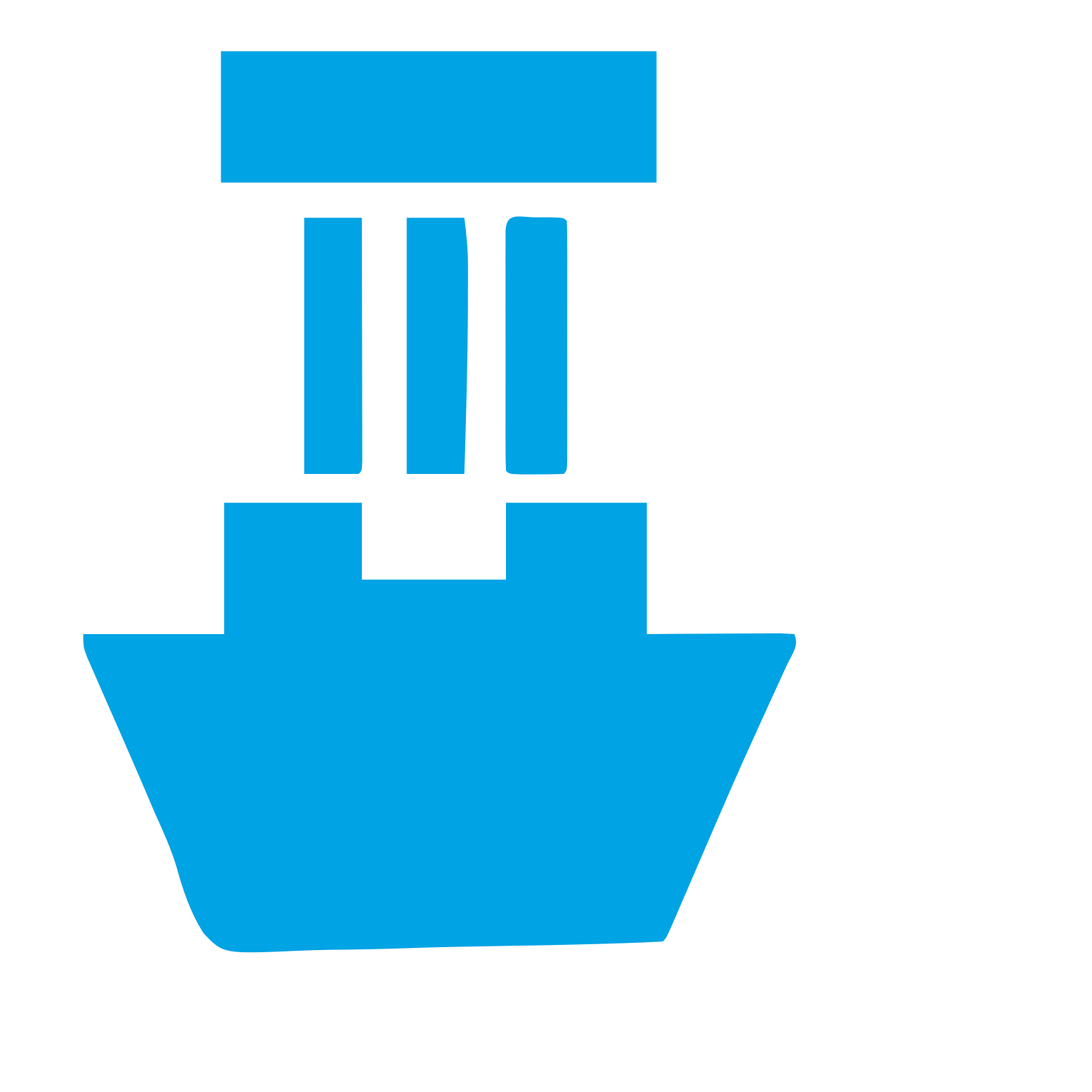 Incense Burner Tower Logo #00a3e4