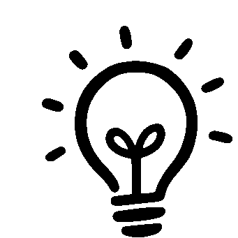 Hand-Drawn Light Bulb Logo