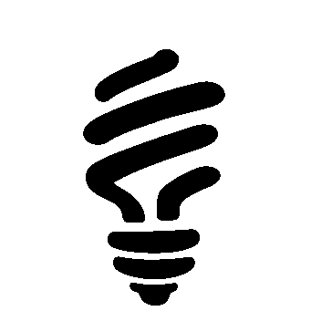 Hand-Drawn CFL Bulb Logo
