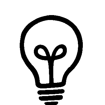 Hand-Drawn Light Bulb Logo