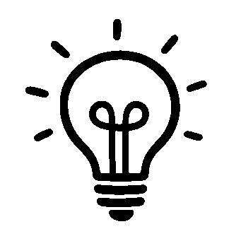 Hand-Drawn Light Bulb Logo