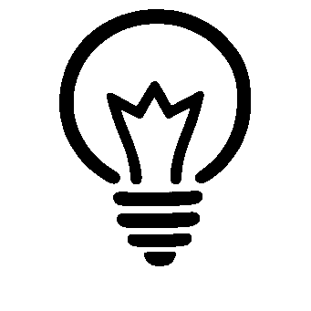 Hand-Drawn Light Bulb Logo