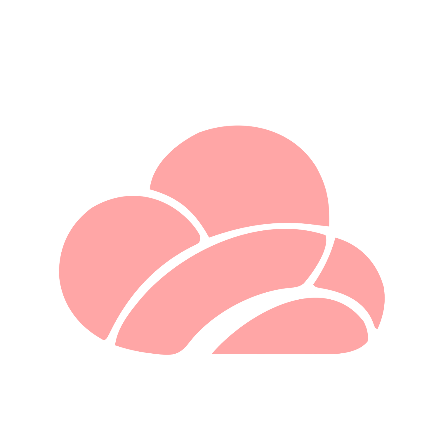 Layered Cloud Stack Logo #ffa6a6