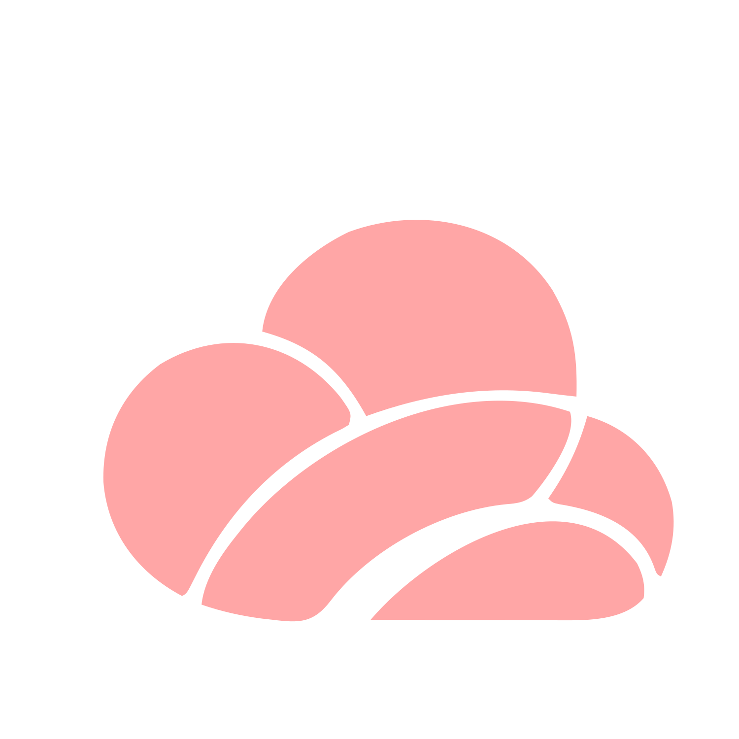 Layered Cloud Stack Logo #ffa6a6
