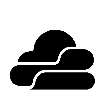 Layered Overlap Cloud Logo