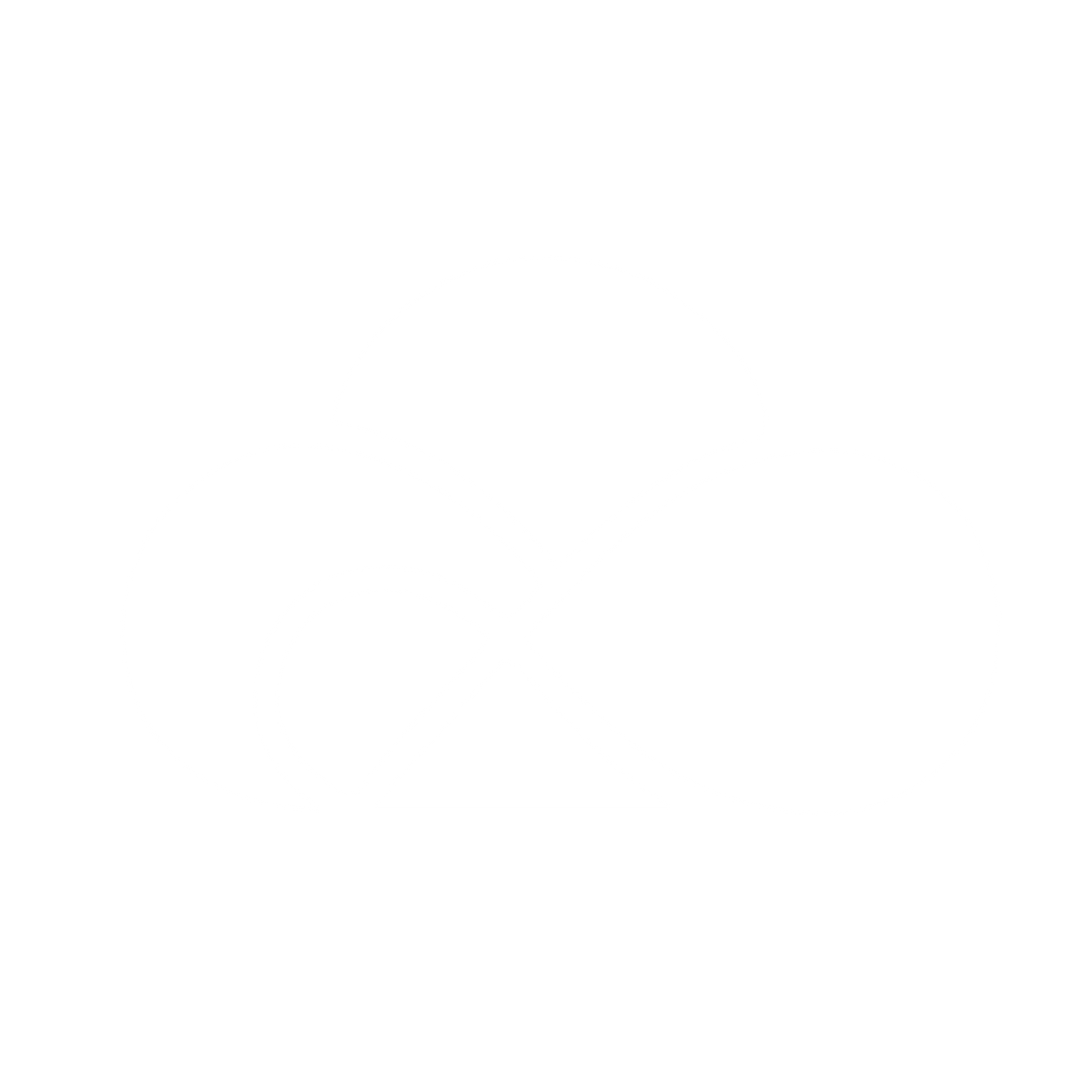 Cloud Infinity Loop Logo #ffffff