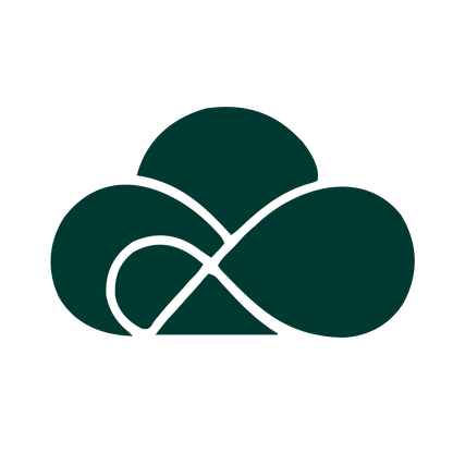 Cloud Infinity Loop Logo #003932