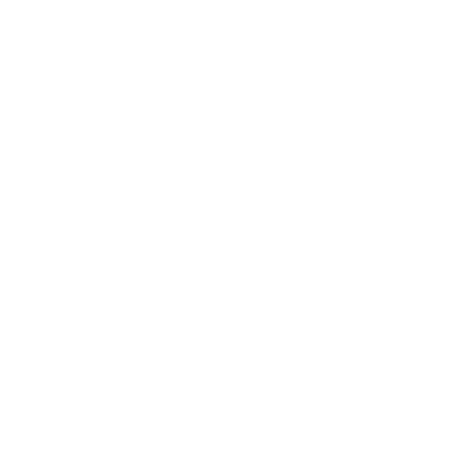 Layered Overlap Cloud Logo #ffffff