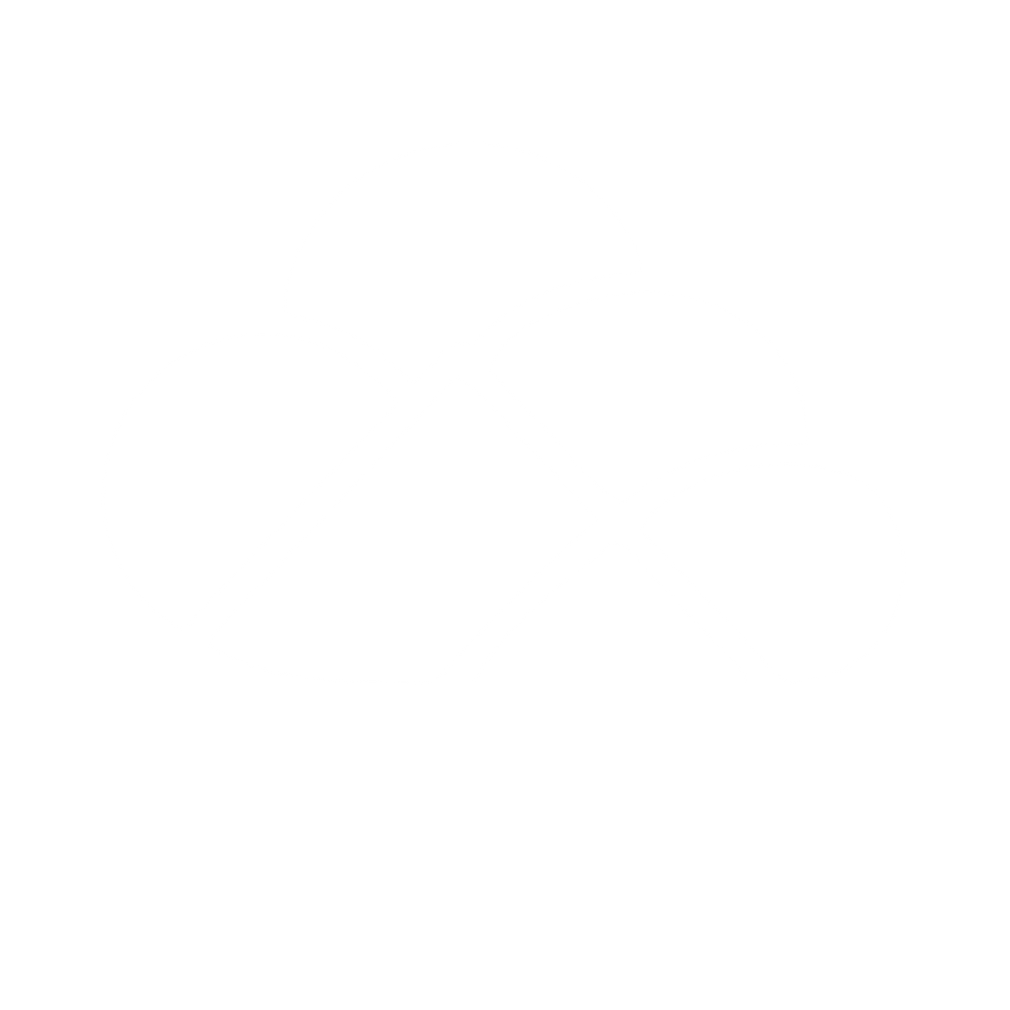 Layered Overlap Cloud Logo #ffffff
