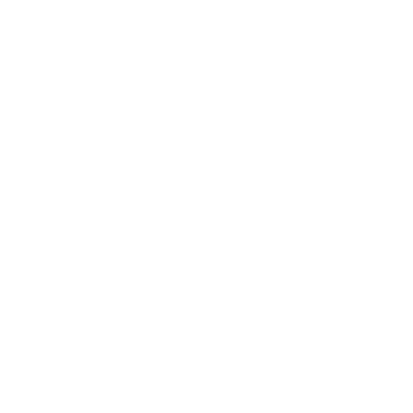 Layered Wave Cloud Logo #ffffff