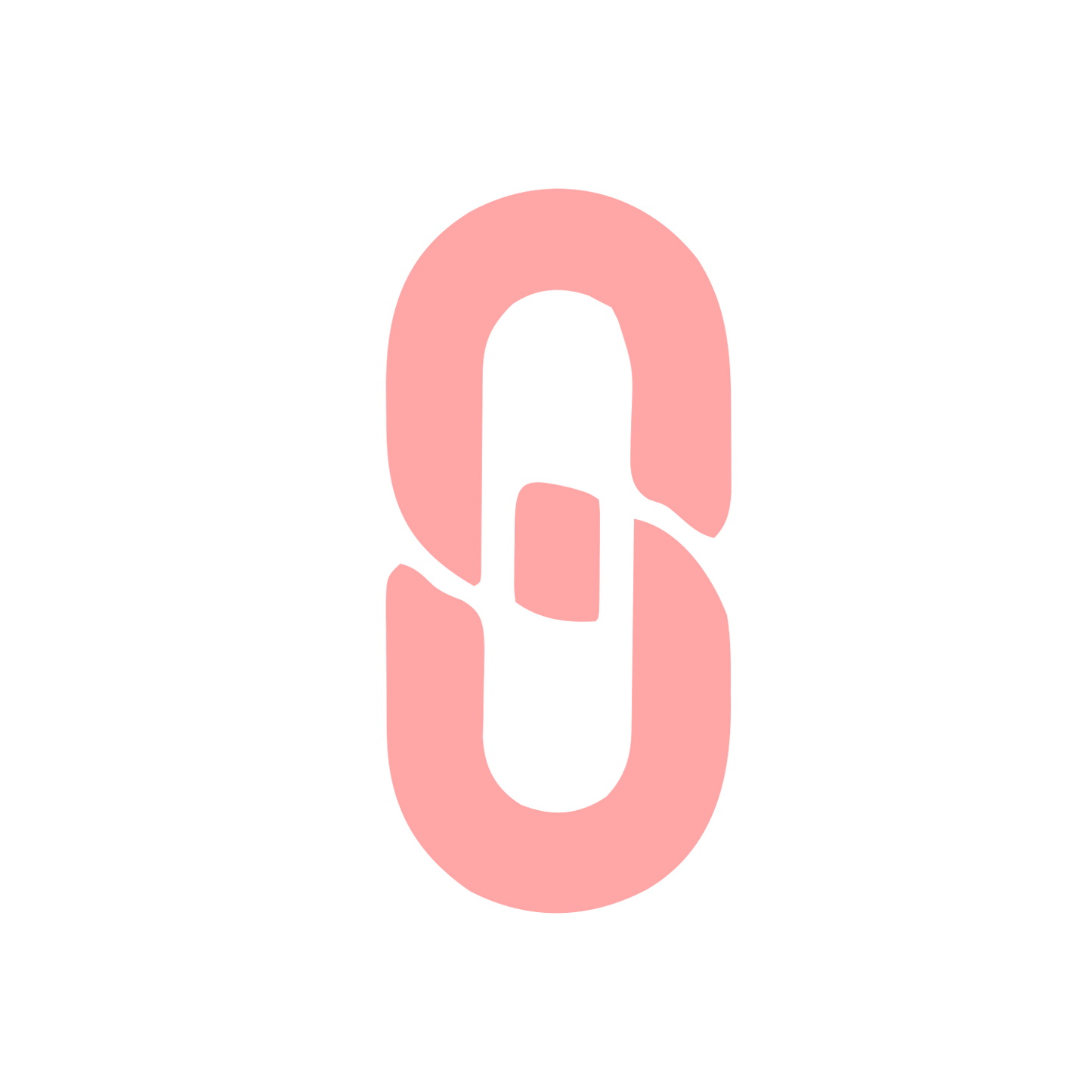 Chain Link Logo #ffa6a6