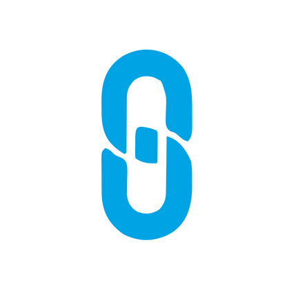 Chain Link Logo #00a3e4